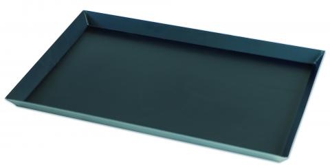 Teglia rettangolare in lamiera 60x40 bordo svasato 3cm