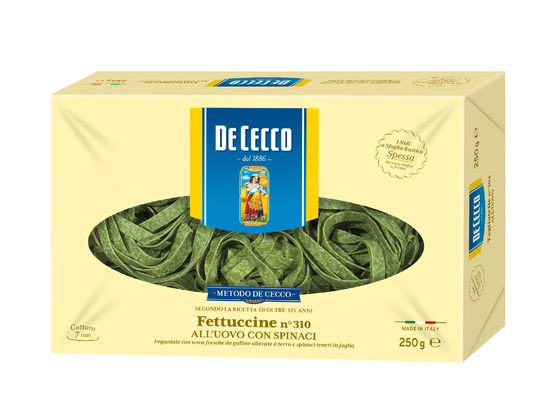 Fettuccine all'uovo con spinaci n310 250gr